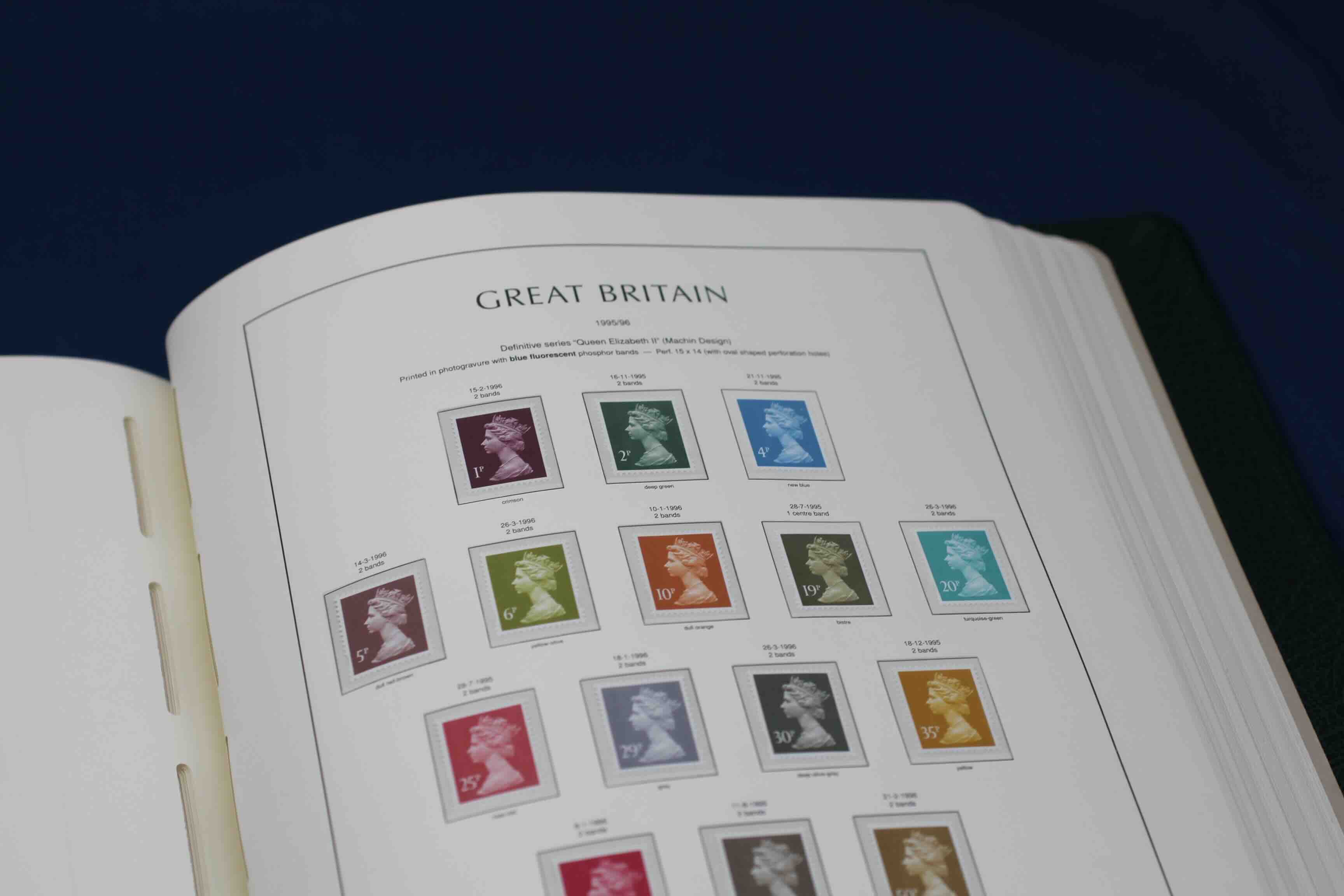 Vintage stamp album collection