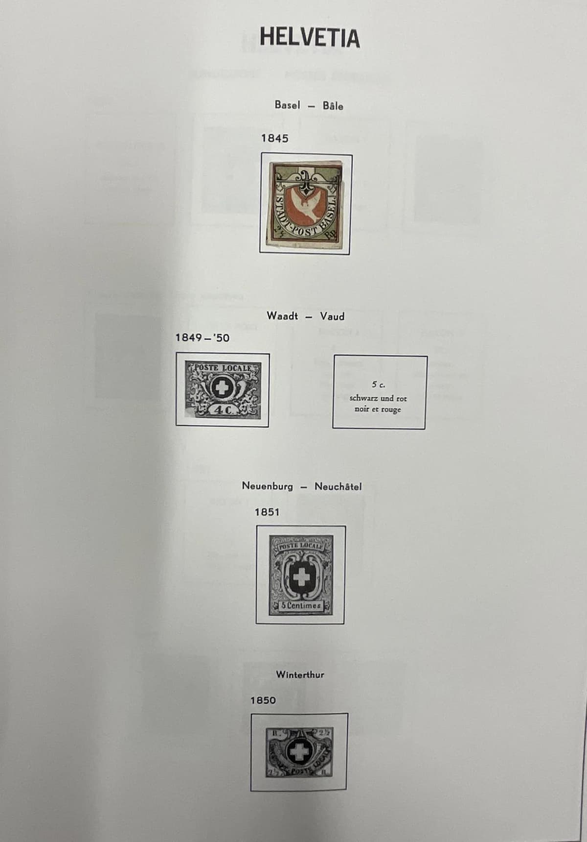 Five Volume Used European Collection Davo Albums