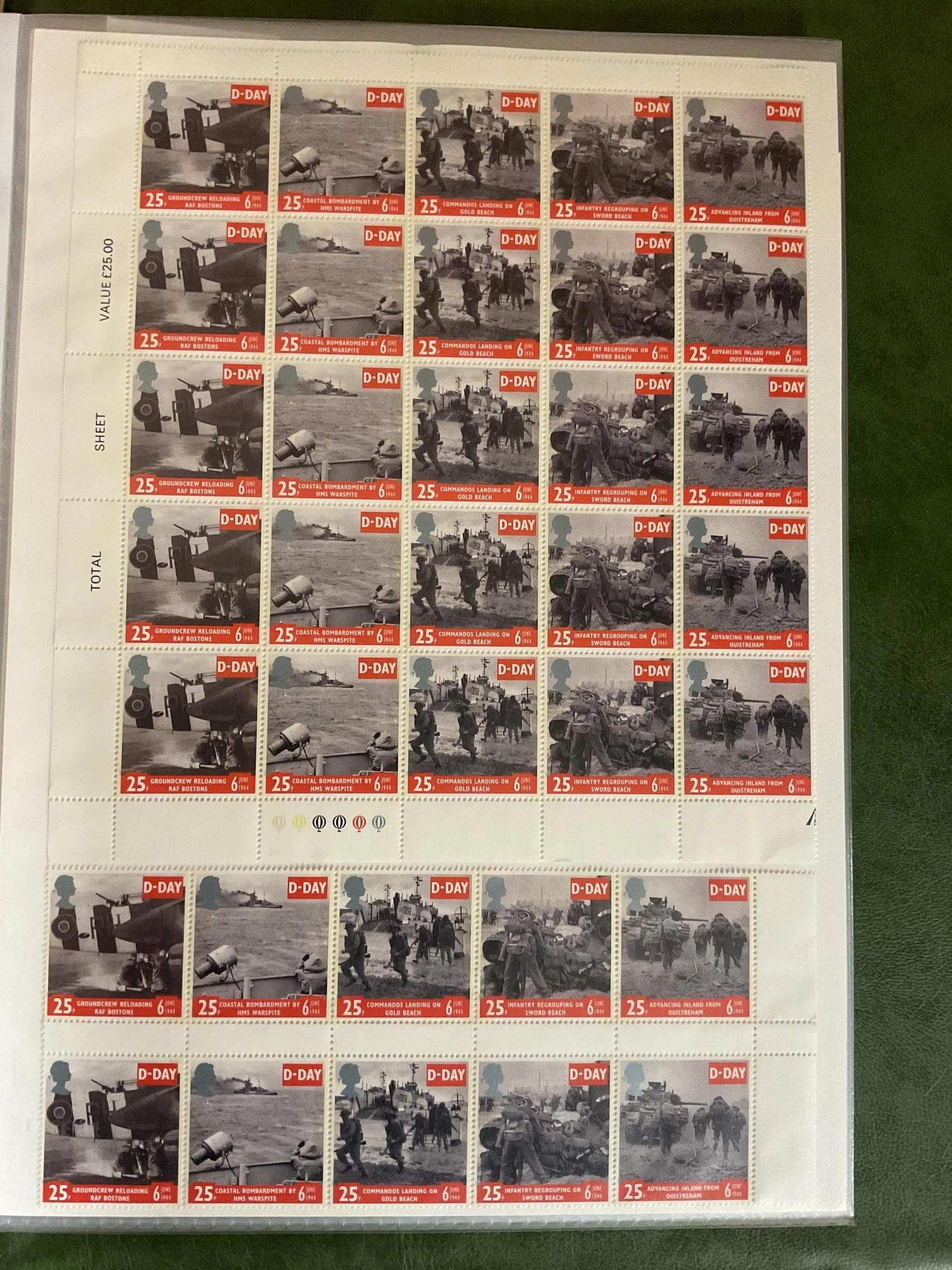 GB QEII Decimal Commemorative Singles Blocks Gutter Pairs - Realised Price