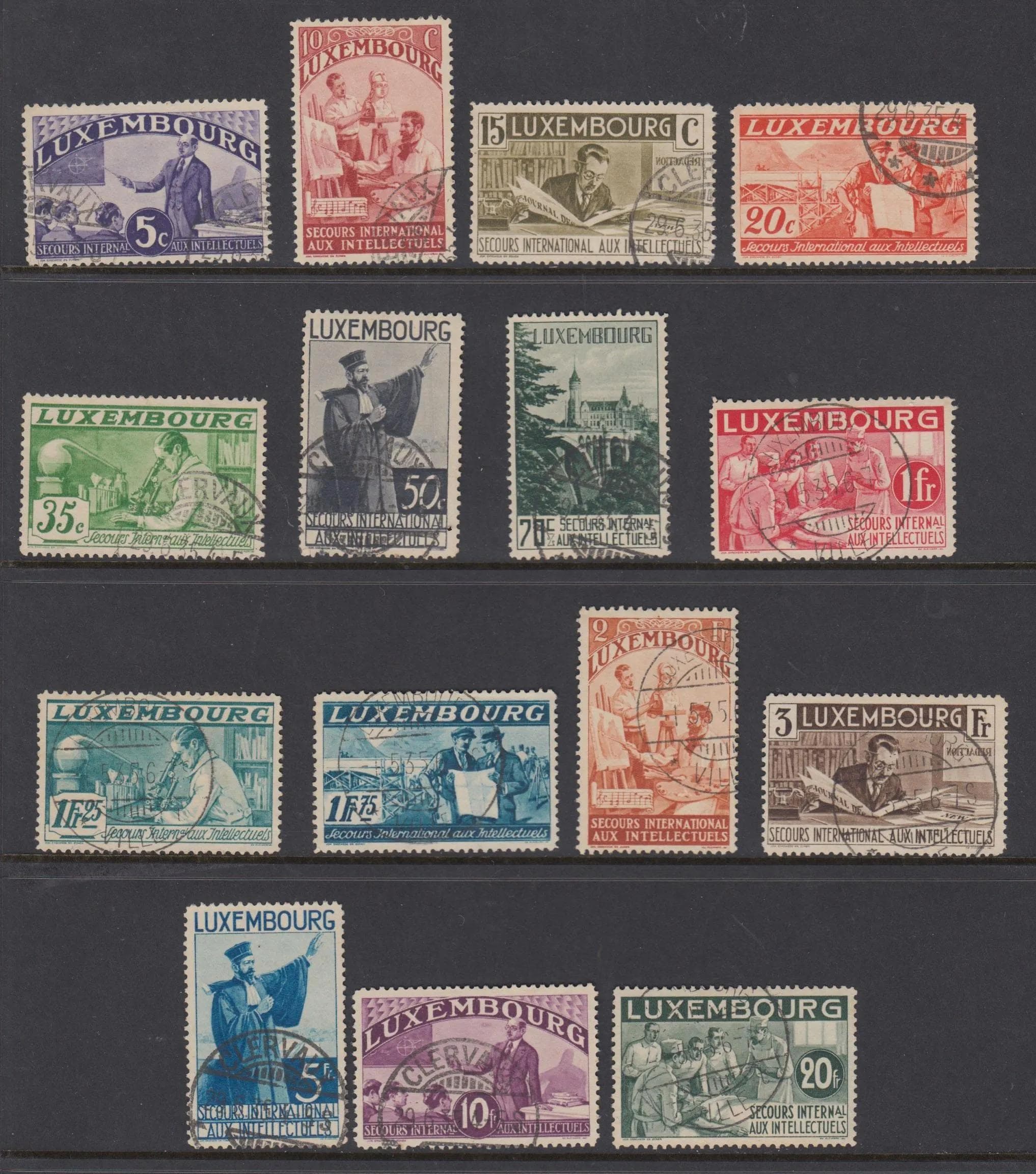 1935 5c 20f International Relief Fund Set Used - Realised Price
