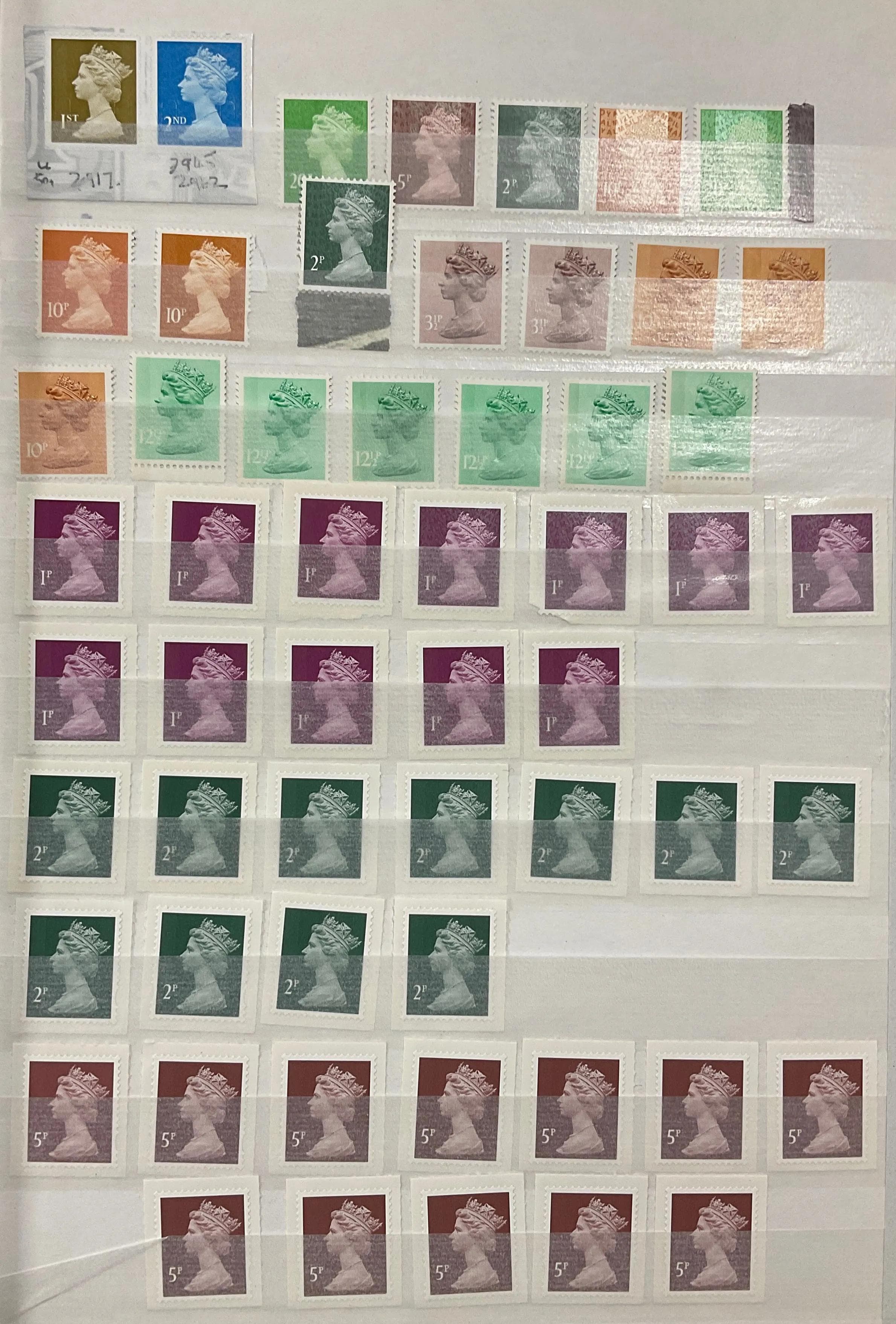 Collection QEII Decimal Issues Booklet Panes - Realised Price