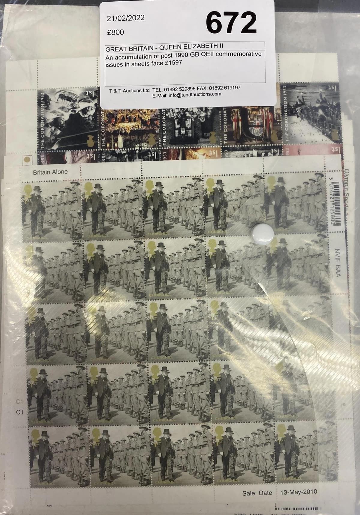 Accumulation Post 1990 GB QEII Commemorative